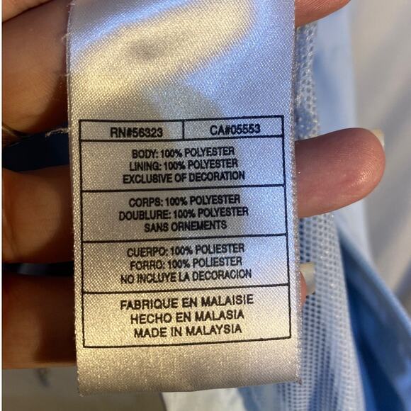 Womens Medium Nike Lightweight Windbreaker Jacket Blue Like New - Picture 6 of 8